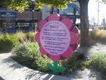 Flowe monument sign